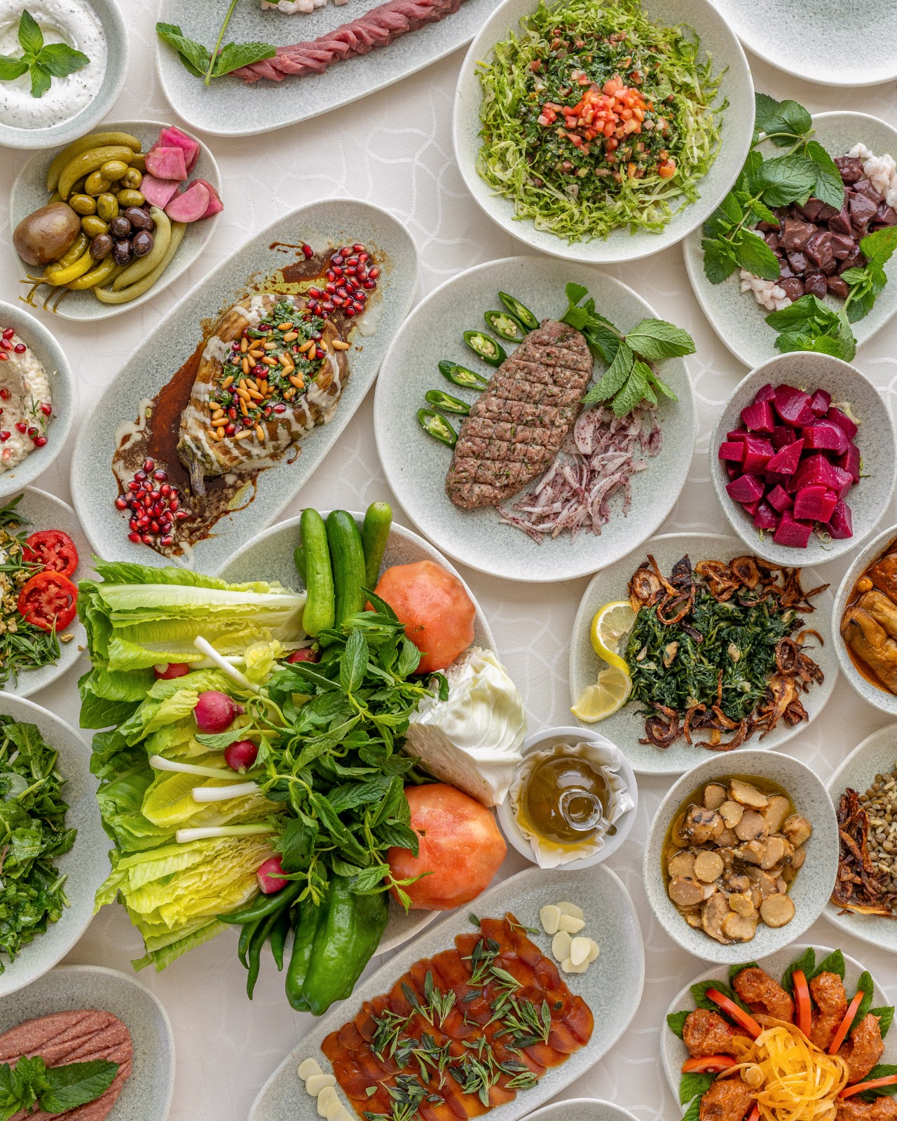 Burj Al Hamam long table hospitality experience